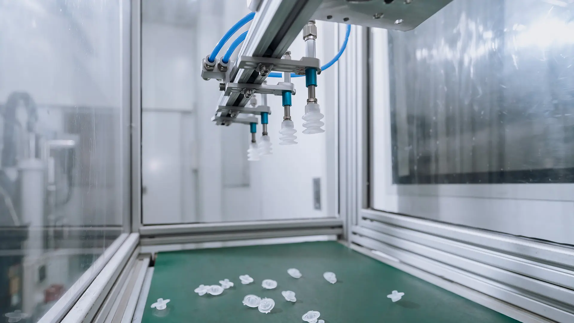 A liquid silicone moulding machine