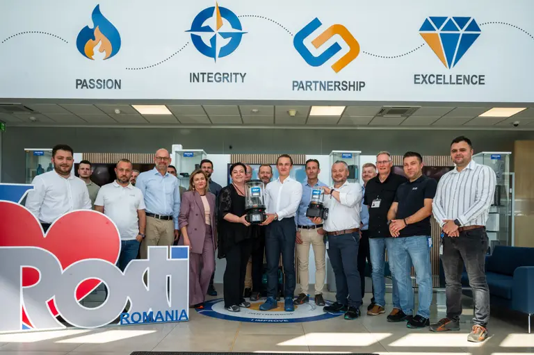 SKF visits Rosti Romania for the production start