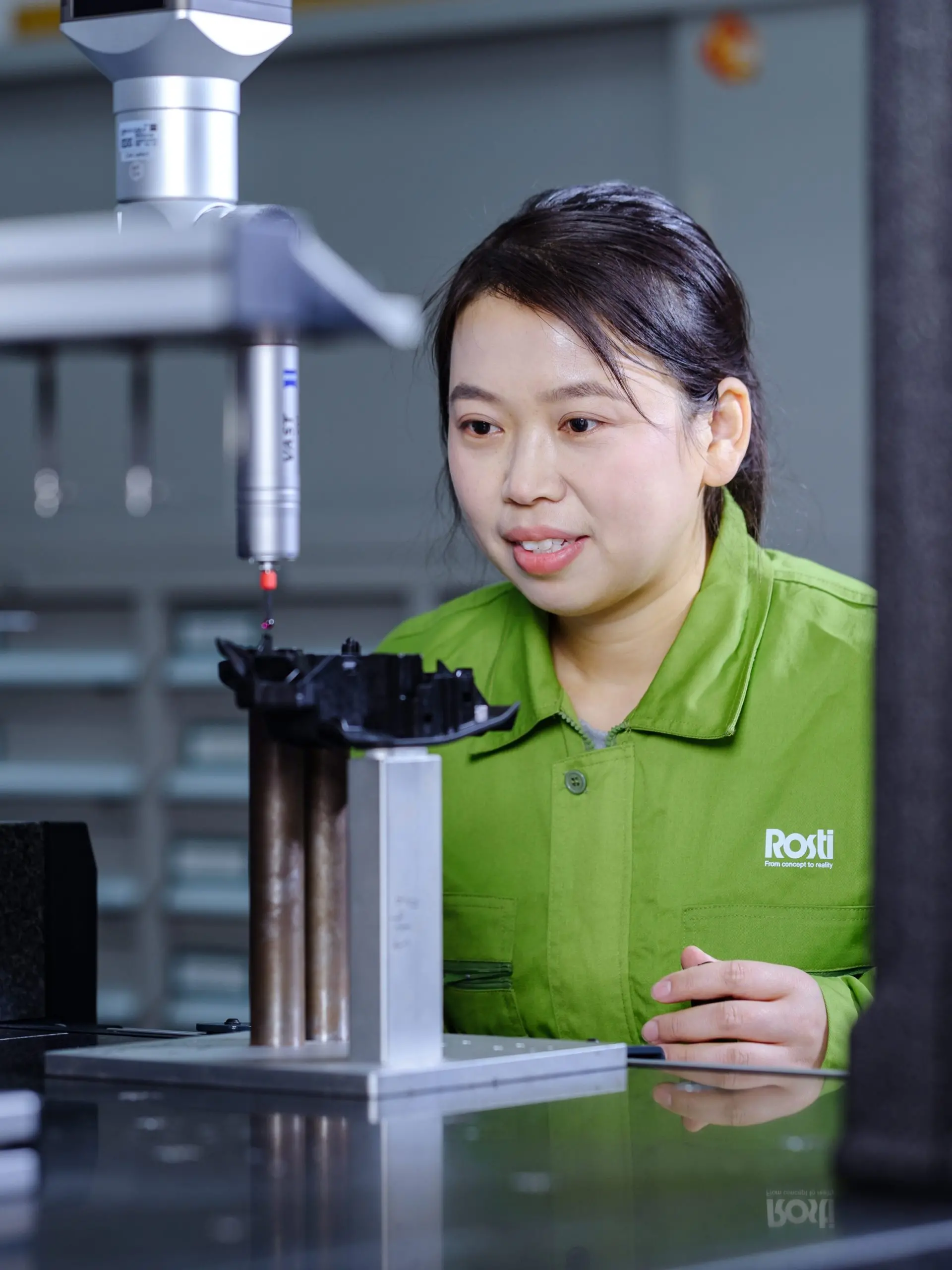 staff checking quality