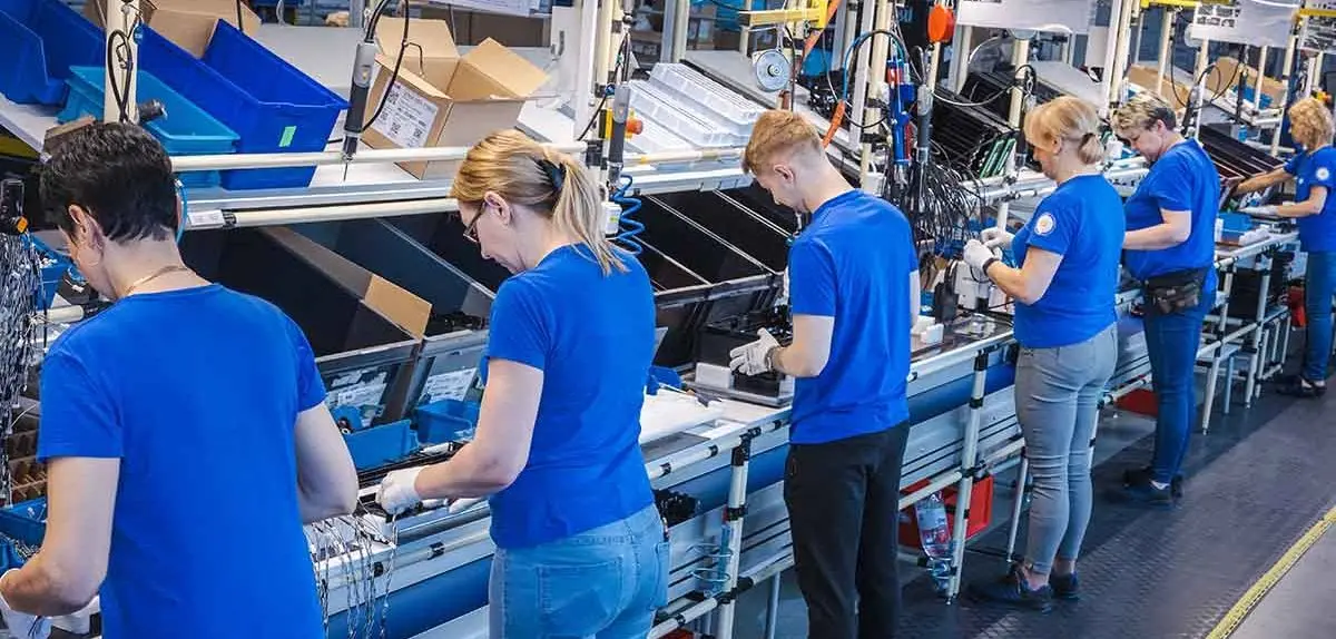 Assembling at Rosti Germany