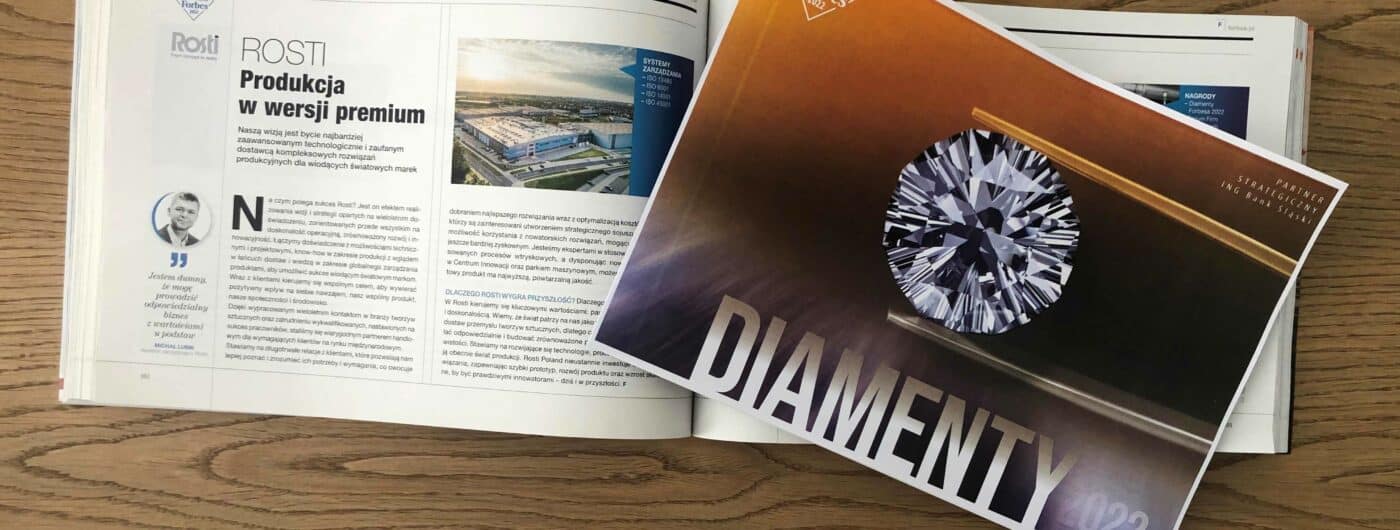 Forbes Diamond Award Rosti Poland to become the Premium Producer