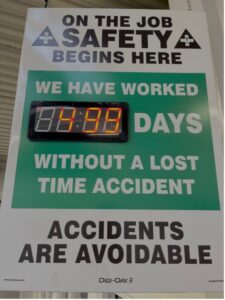 Rosti sign for Loss Time Accidents