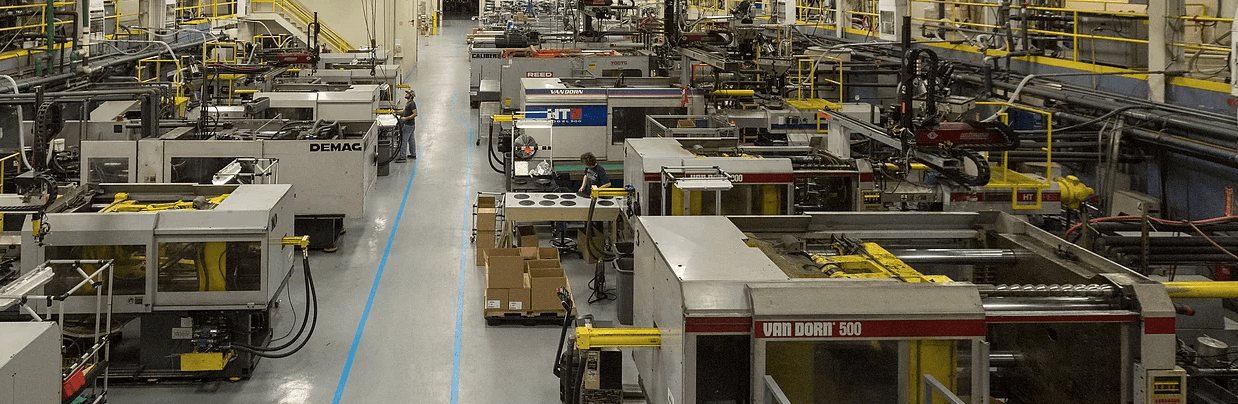 Inside the manufacturing facility of Syracuse Plastics of North Carolina, Inc.