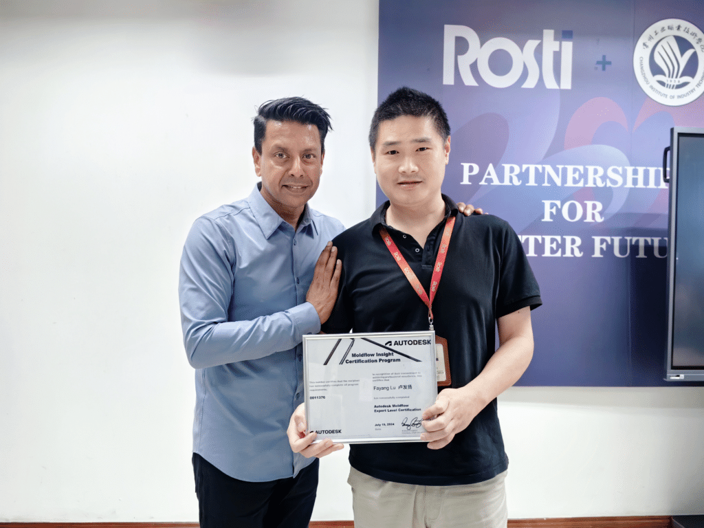 Devin Lu awarded Autodesk Moldflow Expert Certification