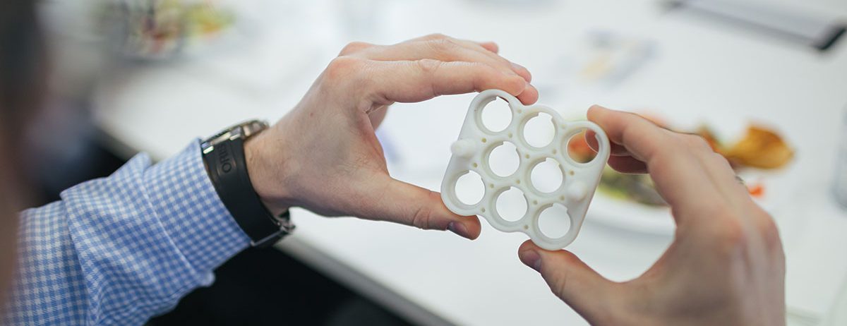 3D prototype in hands