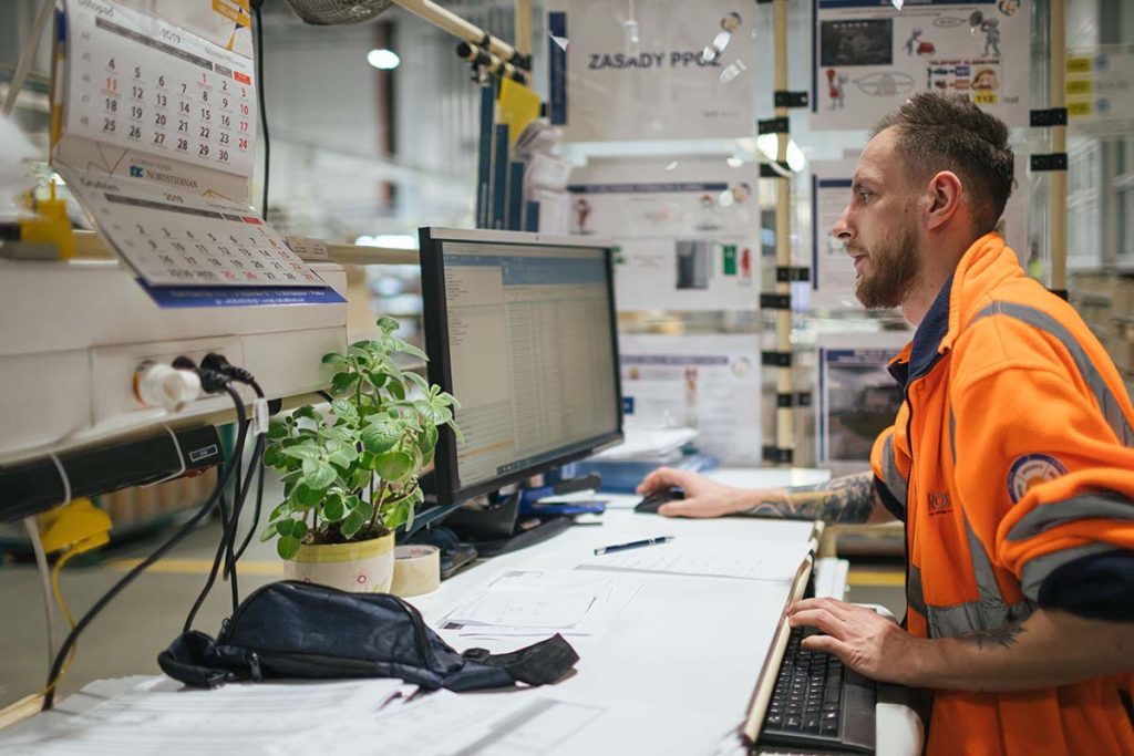 A Project manager at Rosti Sweden