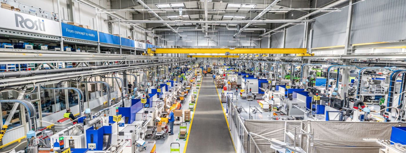 Rosti manufacturing floor