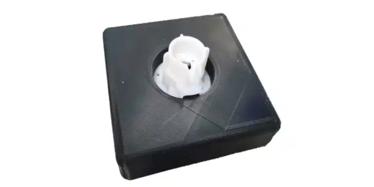 A custom designed printed circuit board assembly (PCBA) soldering location fixture